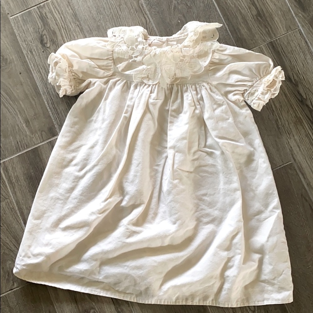 Lavender Blue heirloom smock dress
